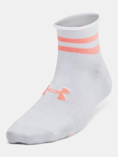 Under Armour Women's UA Essential 3-Pack Quarter Socks