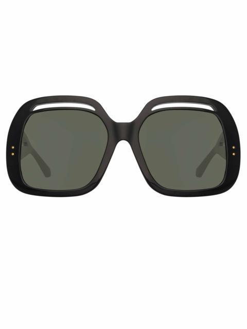 RENATA OVERSIZED SUNGLASSES IN BLACK