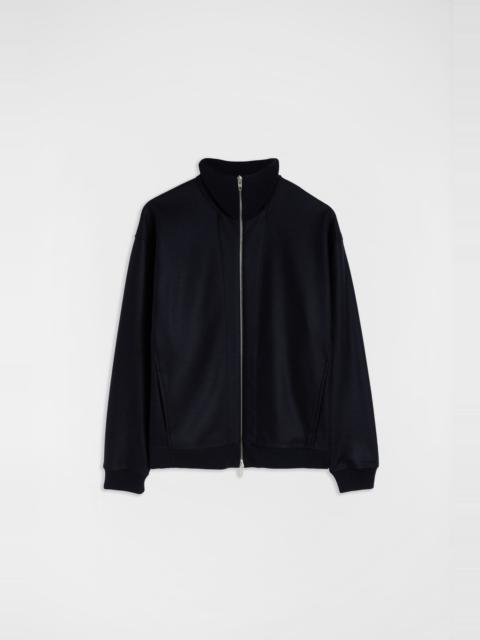 Jil Sander Wool Melton Zip-Up Jacket