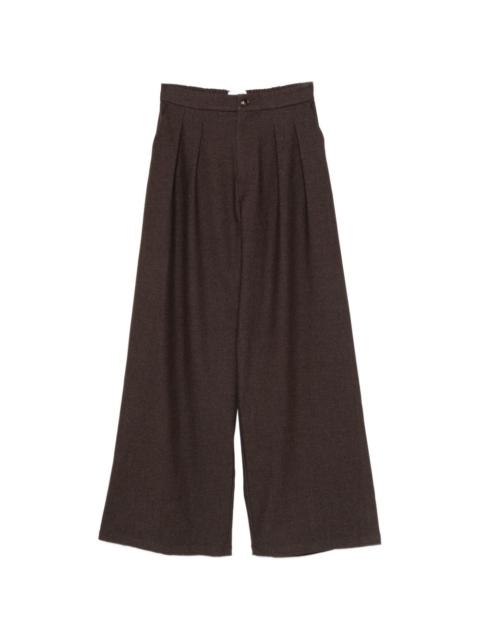 ELEH pleated wide-leg trousers