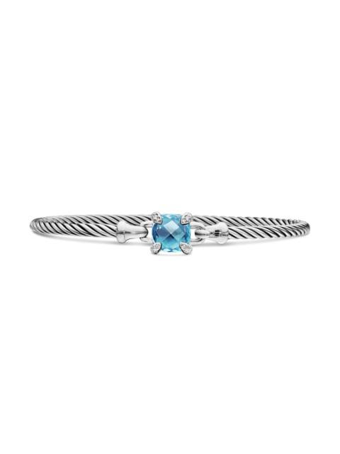 DAVID YURMAN Women's Chatelaine Bracelet in Sterling Silver - Blue Topaz
