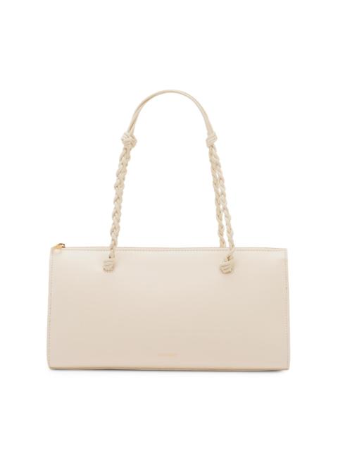 Jil Sander Women's Tangle Tent Leather Shoulder Bag - Eggshell