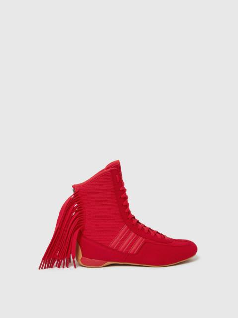 Stella McCartney Rasant Fringe High-Top Sneakers