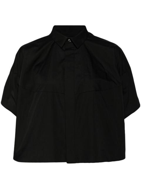 sacai pointed-collar shirt