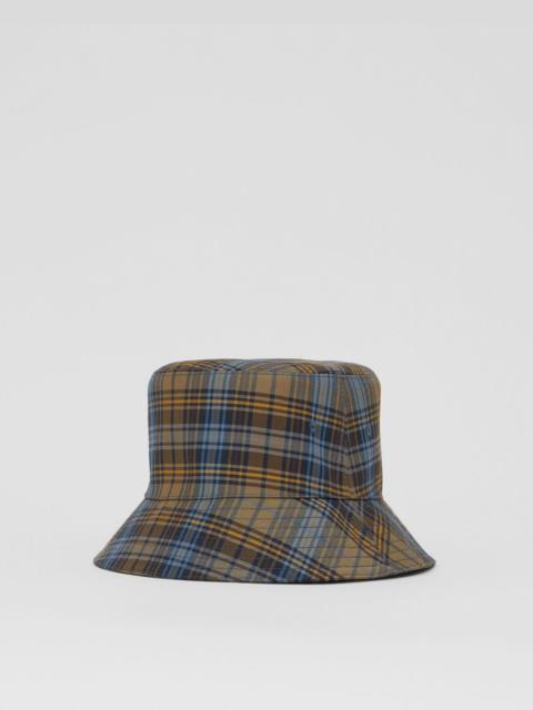 Burberry Tartan Technical Cotton Bucket Hat