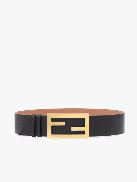 FENDI Black leather belt