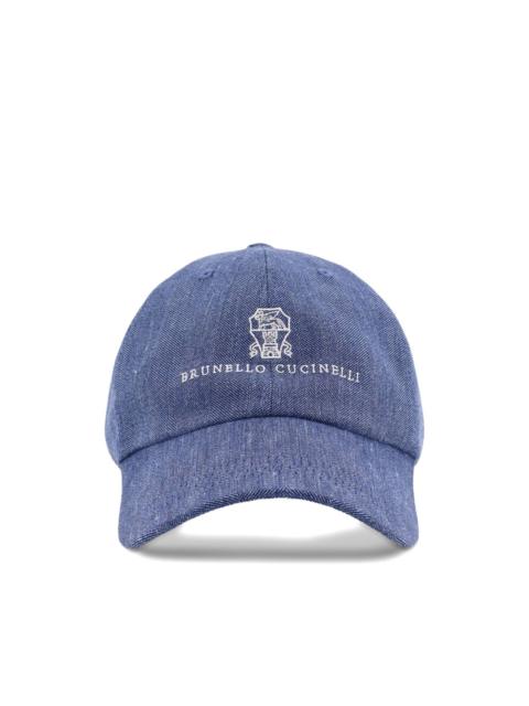 Brunello Cucinelli logo-embroidered baseball cap