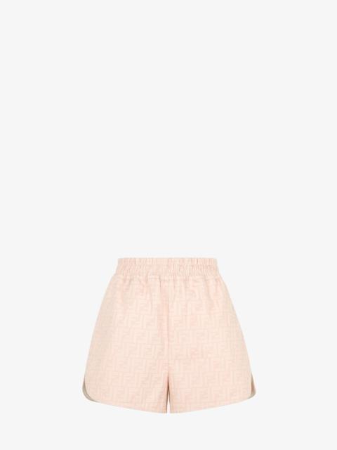 FENDI Pink denim shorts