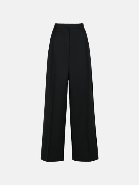 BLACK WOOL PANTS