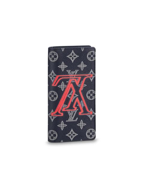 Louis Vuitton Louis Vuitton Brazza Wallet Monogram Upside Down Ink Navy