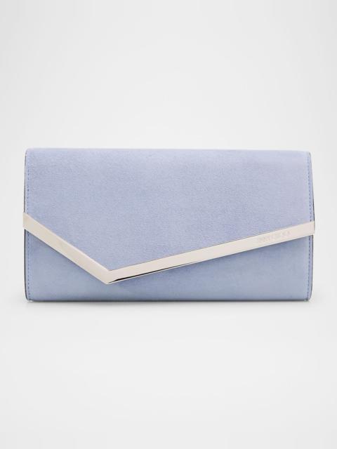 JIMMY CHOO Emmie Suede Clutch Bag