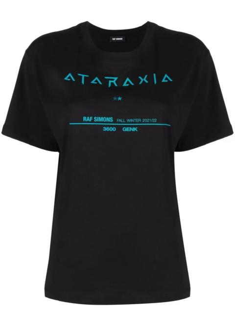 Raf Simons logo-print short-sleeved T-shirt