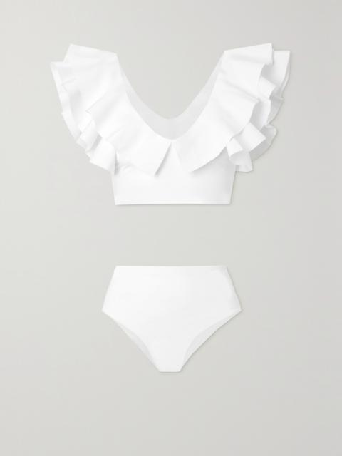 MAYGEL CORONEL + Net Sustain Mila Ruffled Bikini