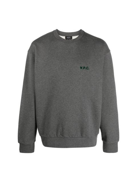 logo-print cotton sweatshirt