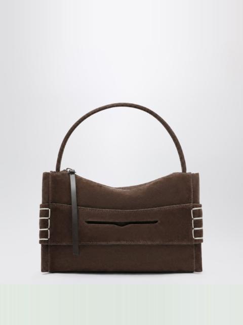 JW Anderson Loafer suede and calf leather bag in brown