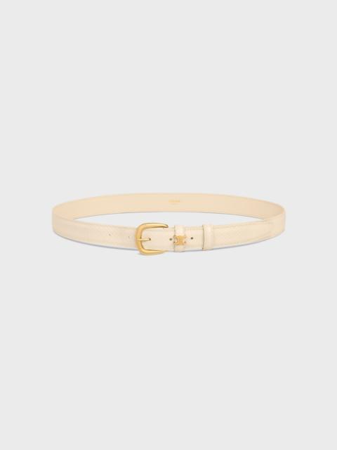 CELINE VIVIENNE BELT 25MM IN PYTHON EMBOSSED CALFSKIN
