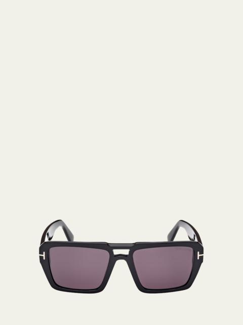 TOM FORD Redford Acetate Aviator Sunglasses