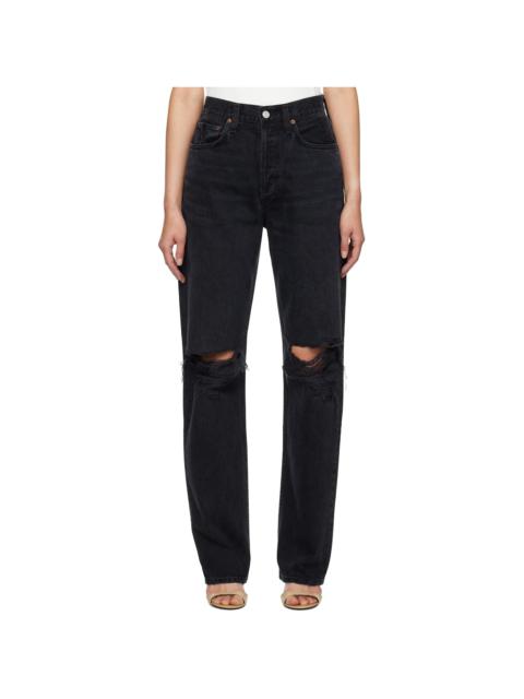 AGOLDE Black Kelly Jeans