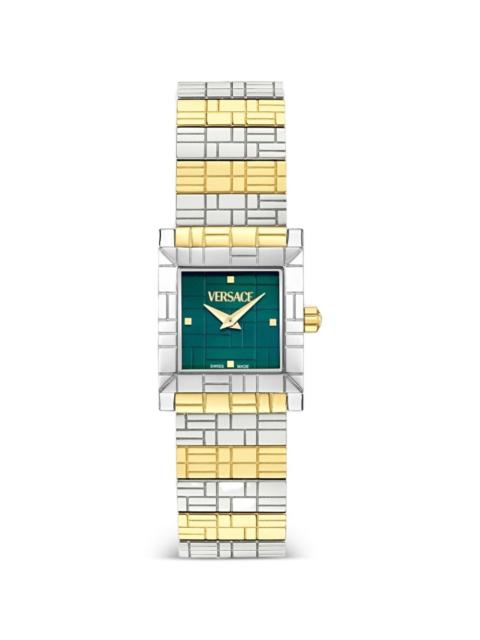 VERSACE Mosaic square-face 22mm watch