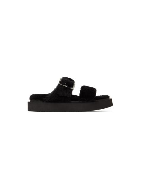 Giuseppe Zanotti Black Jolanda Winter Sandals
