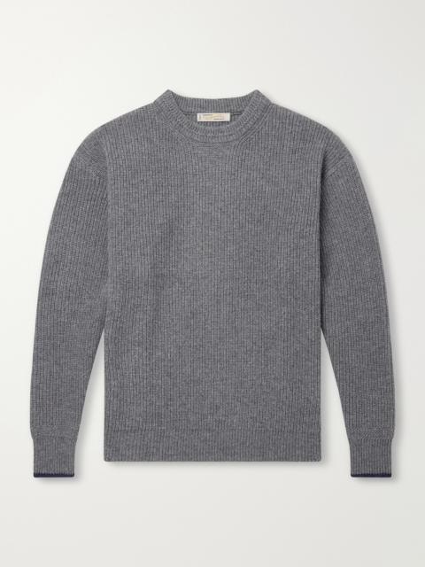 FrizmWORKS Ribbed Wool-Blend Sweater