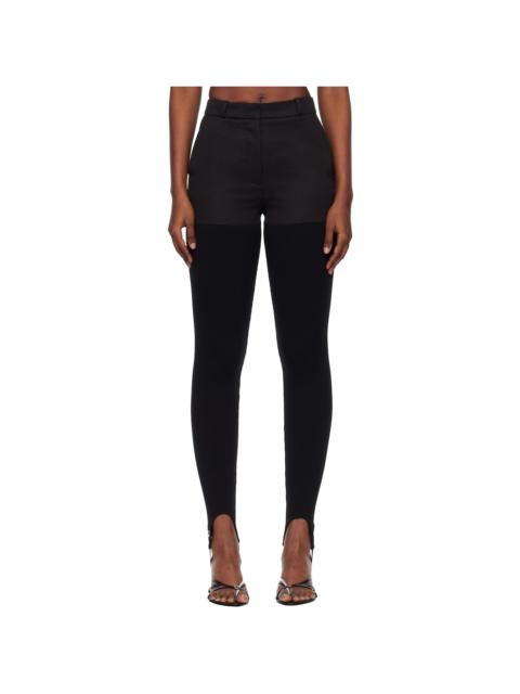 COPERNI Black Hybrid Rib Trousers