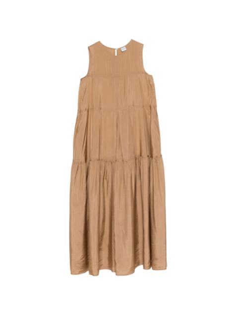 Aspesi tiered sleeveless dress