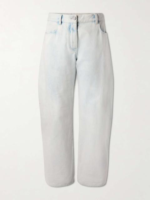 Alaïa Low-rise barrel-leg jeans Light denim