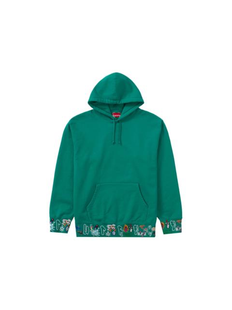 Supreme Supreme AOI Icons Hooded Sweatshirt Dark Aqua