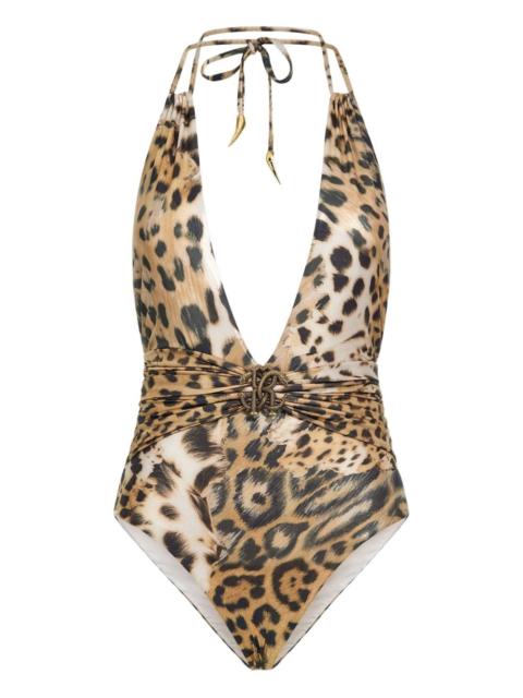 Roberto Cavalli leopard-print swimsuit