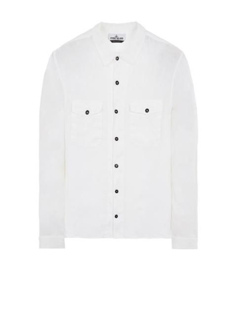 Stone Island 12001 'FISSATO' EFFECT
 WHITE