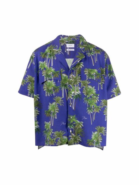 palm tree-print shirt
