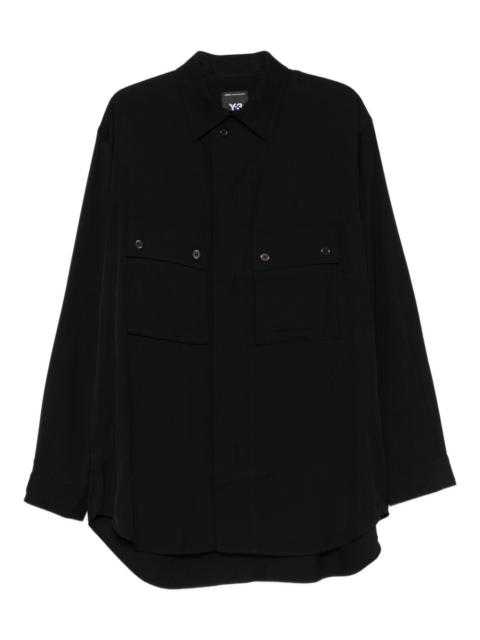Y-3 buttoned pocket shirt