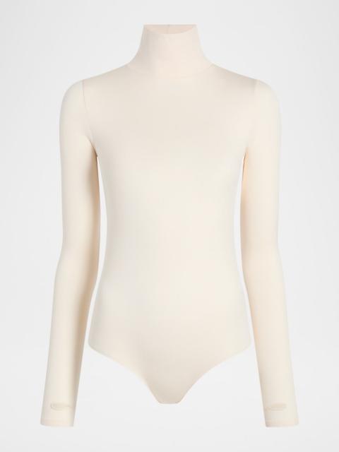 commando Prima Ballet Turtleneck Microfiber Bodysuit