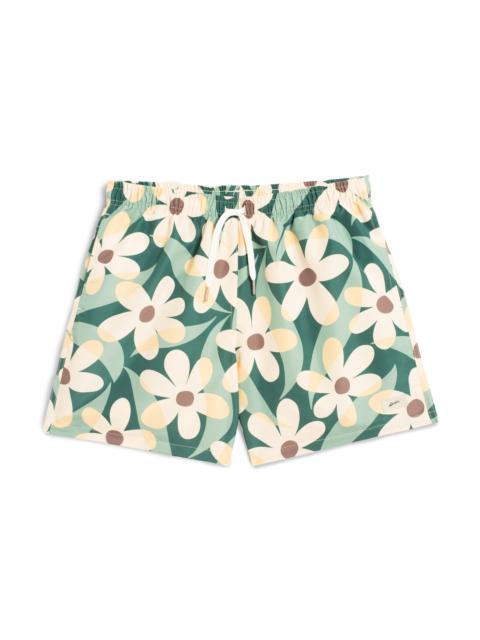 Bather Tea Daisy Trip Swim Trunk