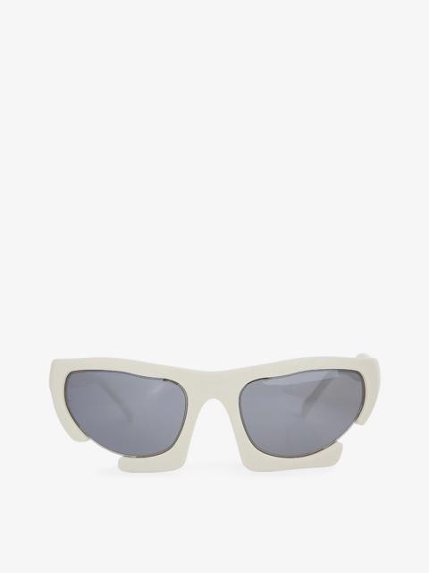 Axially rectangle-frame polyurethane sunglasses