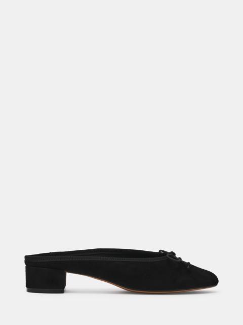 STEVE MADDEN STEFFI MULE BLACK SUEDE