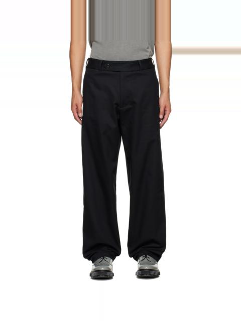 NICHOLAS DALEY Black Straight Leg Trousers