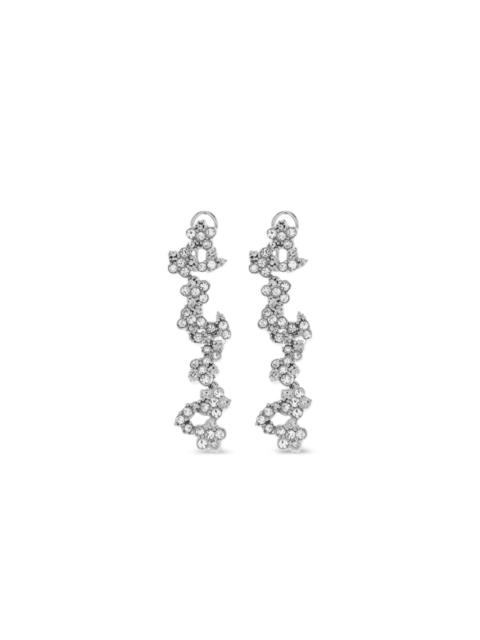 Jil Sander crystal-embellishment earrings