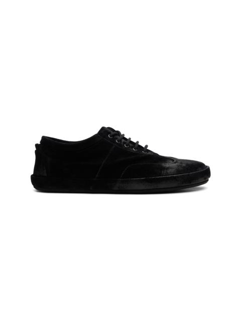 Marsèll Black Scatopelle Suede Sneakers