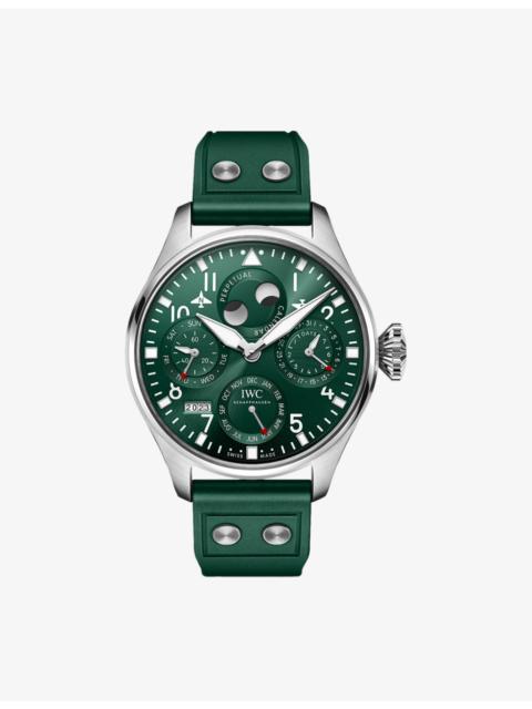 IWC Schaffhausen Big Pilot's Perpetual Calendar Stainless-Steel Automatic Watch 46.2mm