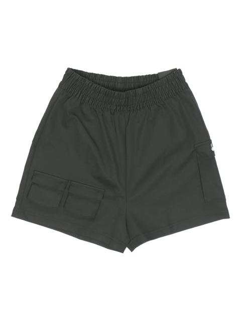 Nike (WMNS) Nike Sportswear Swoosh Sports Running Multiple Pockets Woven Shorts Black CZ9382-010