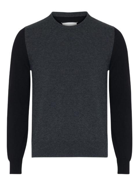 Maison Margiela Contrast-panel Wool Sweater