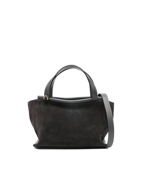 WANDLER Ida suede top handle tote bag