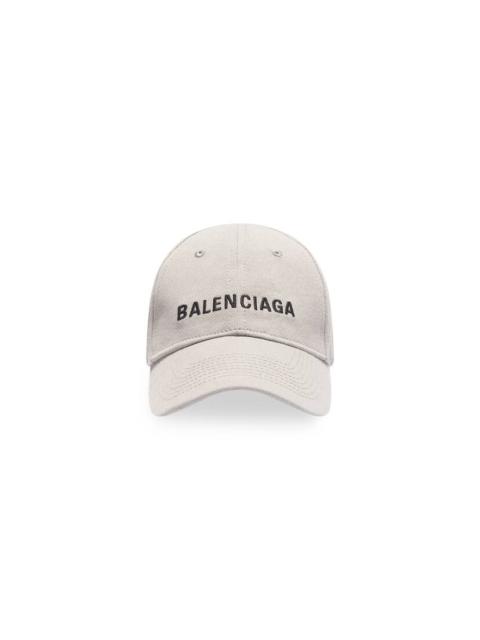 BALENCIAGA Logo Cap in Lead/black