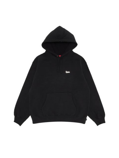 Supreme Micro Quilted Hooded Sweatshirt 'Black'