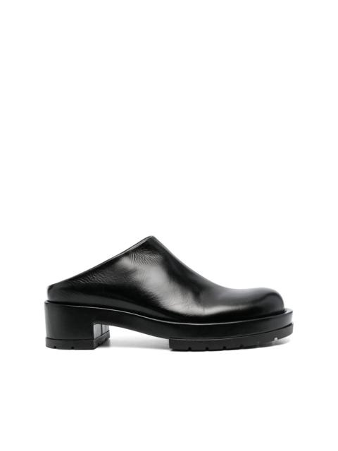 SAPIO slip-on 75mm heel loafers