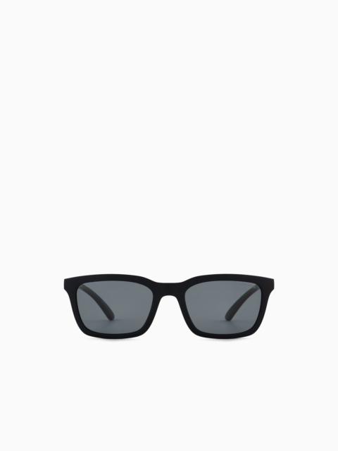 EMPORIO ARMANI MEN’S RECTANGULAR SUNGLASSES