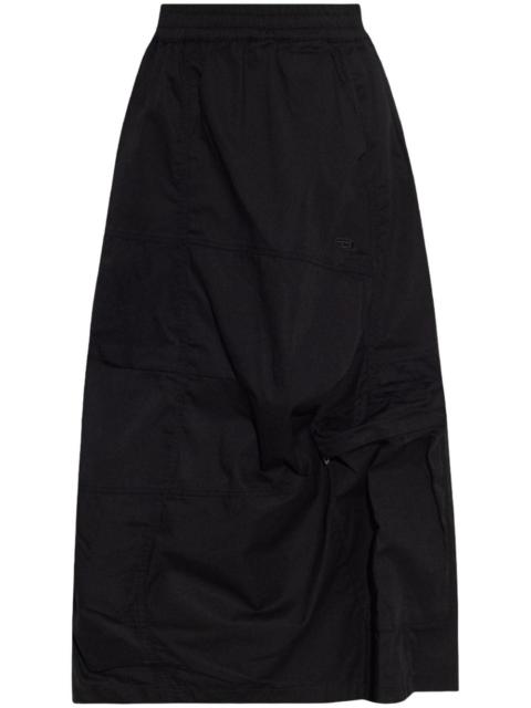 Diesel ruched-detailing skirt