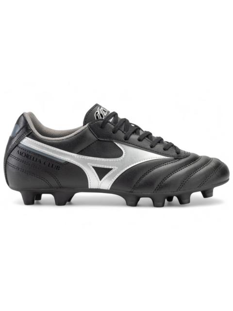 Mizuno Mizuno Morelia II Club FG Black Galaxy Silver Dark Shadow